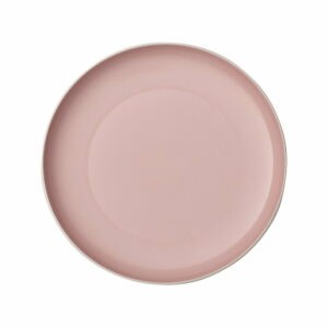 Bielo-ružový porcelánový tanier Villeroy & Boch Uni