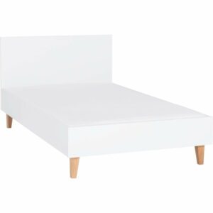 Biela jednolôžková posteľ Vox Concept