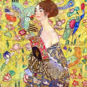 Reprodukcia obrazu Gustav Klimt - Lady With Fan
