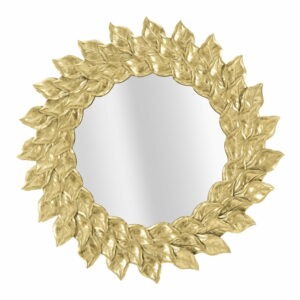 Nástenné zrkadlo v zlatej farbe Mauro Ferretti Aton