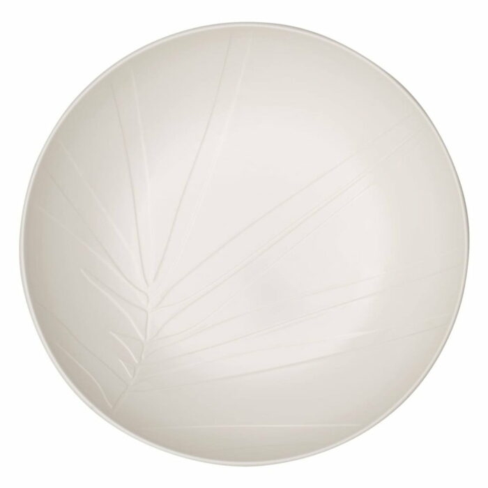 Servírovacia biela porcelánová miska Villeroy & Boch Leaf