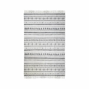 Čierno-biely bavlnený koberec HSM collection Colorful Living Manio