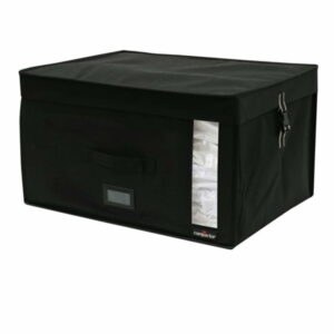 Čierny úložný box s vákuovým obalom Compactor Infinity