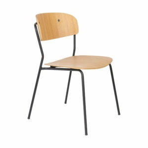 Jedálenské stoličky v súprave 2 ks v dekore topoľa Jolien - White Label