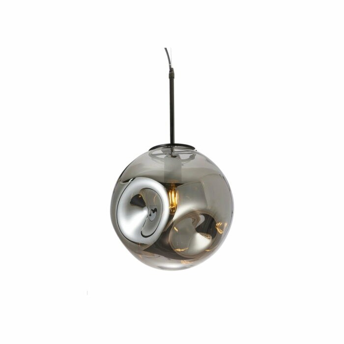 Závesné svietidlo z fúkaného skla v sivej farbe Leitmotiv Pendulum