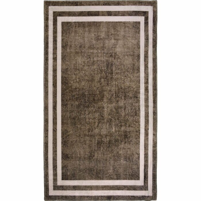 Hnedý prateľný koberec 80x50 cm - Vitaus