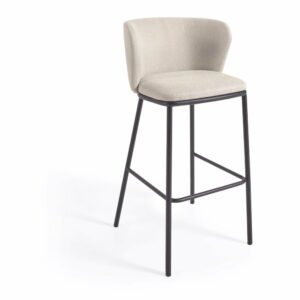 Béžové barové stoličky v súprave 2 ks 102 cm Ciselia - Kave Home