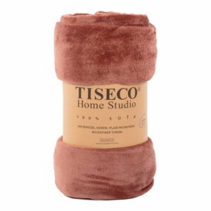 Ružová mikroplyšová deka Tiseco Home Studio