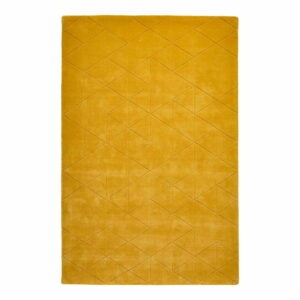 Horčicovožltý vlnený koberec Think Rugs Kasbah