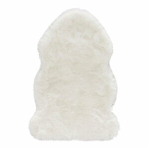 Biela umelá kožušina Mint Rugs Uni Soft