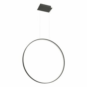 Čierne LED závesné svietidlo 78x16 cm Tim - Nice Lamps