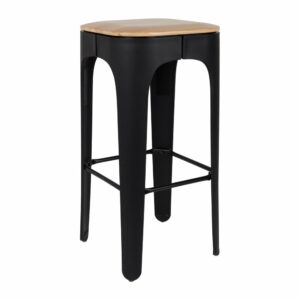 Čierna barová stolička 73 cm Up-High – White Label