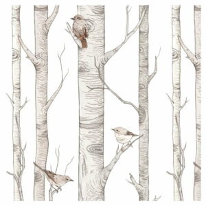 Nástenná tapeta s motívom Škandinávske brezy Dekornik