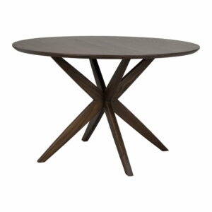 Okrúhly jedálenský stôl s doskou v dubovom dekore 120x120 cm Calverton - Rowico