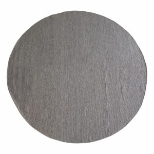 Sivý vlnený okrúhly koberec ø 250 cm Auckland - Rowico