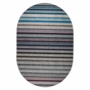 Modrý/sivý umývateľný koberec 80x120 cm – Vitaus