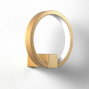 Nástenné svietidlo v zlatej farbe Tomasucci Ring