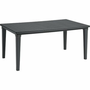 Sivý záhradný stôl Allibert Futura