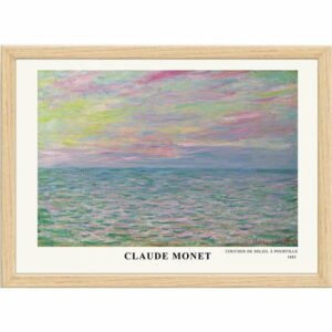 Plagát v ráme 75x55 cm Claude Monet – Wallity