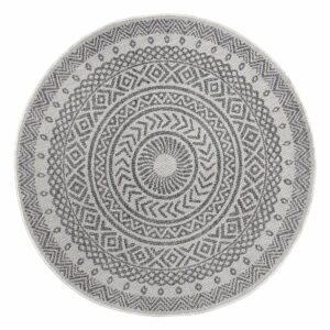Sivo-béžový vonkajší koberec NORTHRUGS Etno